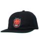 Spitfire. Lil Bighead Fill Strapbacak Hat. Black/ Red.