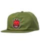 Spitfire. Bighead Fill Snapback Hat. Olive/Red.