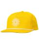 Spitfire. Classic 87 Swirl Snapback Hat. Yellow/ White.