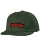 Spitfire. Demonseed Script Snapback. Green.