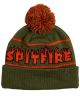 Spitfire. Demonseed Pom Beanie. Olive.