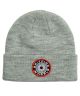 Spitfire. Classic 87 Swirl Patch Beanie. Heather Grey.