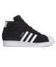 adidas. Pro Model Mid ADV. Core Black / Cloud White / Gold Metallic.