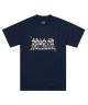 Bronze 56K.Dog Gang T-Shirt. Navy.