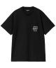 Carhartt WIP. Fragments Embroidered Pocket T-Shirt. Black