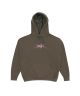 Limosine. Spiral Logo Hoodie. Brown/Pink.