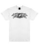 Thrasher x Anti Hero. Mag Banner T Shirt. White.